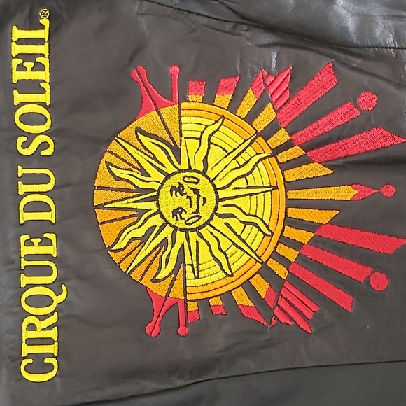 🌸NWOT RARE CIRQUE DU SOLEIL Executive Leather Jacket - Picture 4 of 5